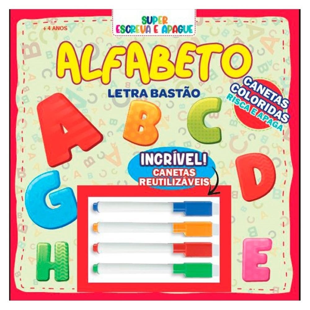 Super Escreva e Apague - Alfabeto