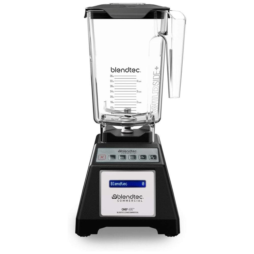 Liquidificador Profissional com Jarra de 1,9 FourSide e 3 Ciclos Pré-programados + Pulso, 110V 1560W, Blendtec Chef 600, Preto