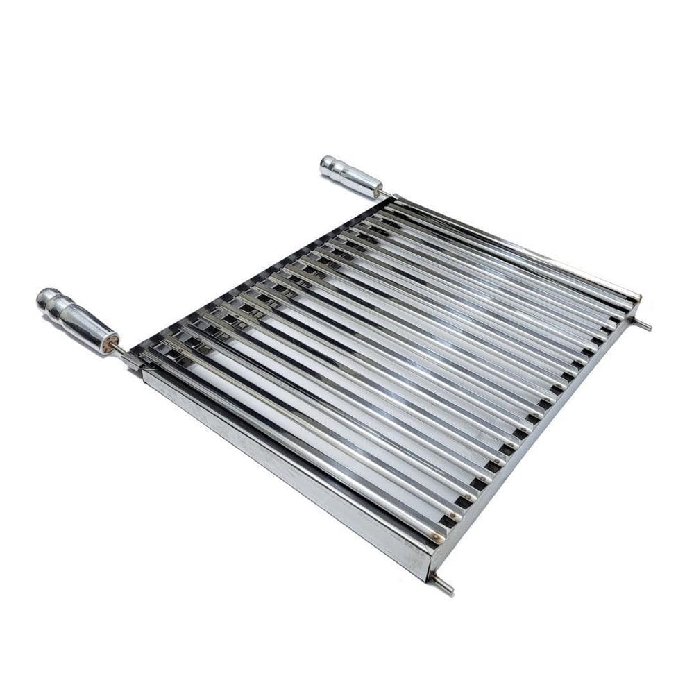 Grelha Argentina Para Churrasco Parrilla 45X50 Inox Premium