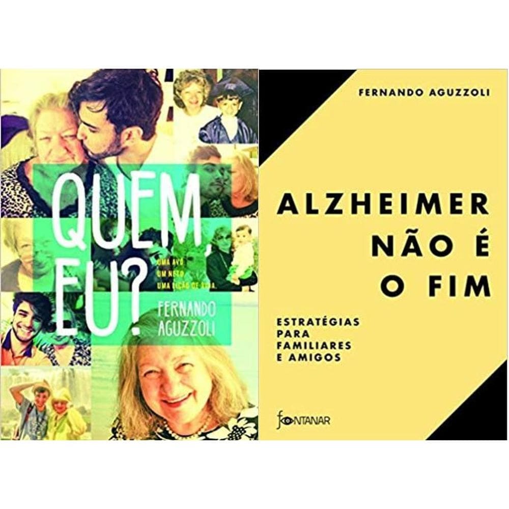 Kit 2 Livros Alzheimer Não É O Fim: Estratégias Familiares E