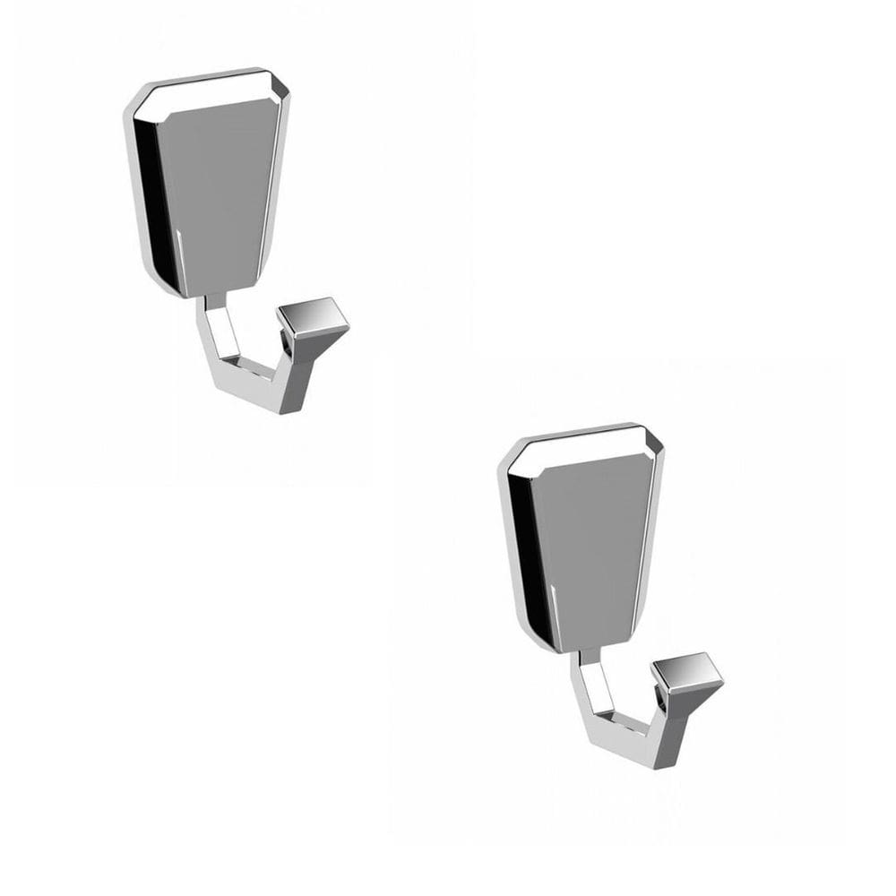 Kit com 02 Cabides Ducon Metais Cromado