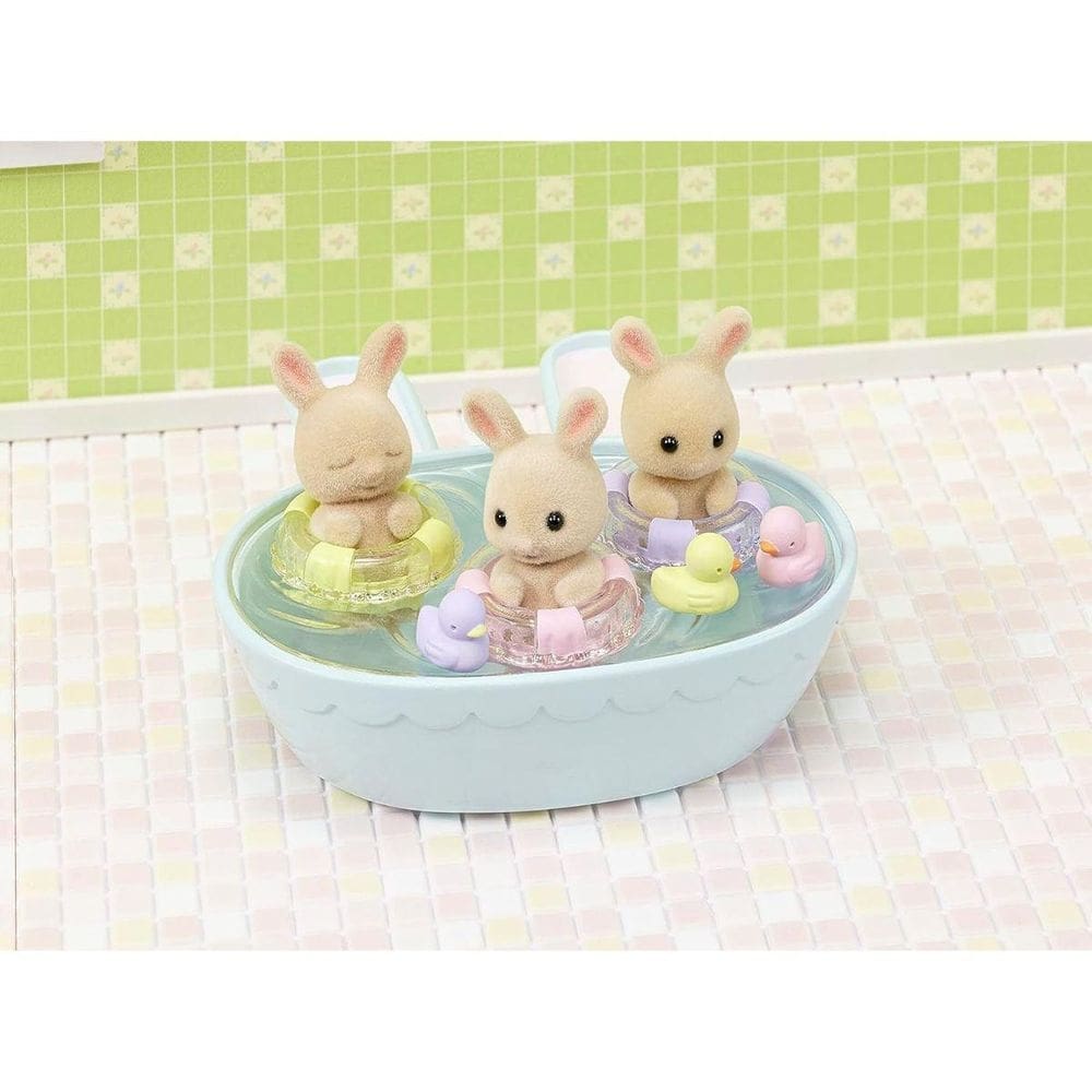 Conjunto Hora do Banho dos Trigemeos - Sylvanian Families 5707 Epoch