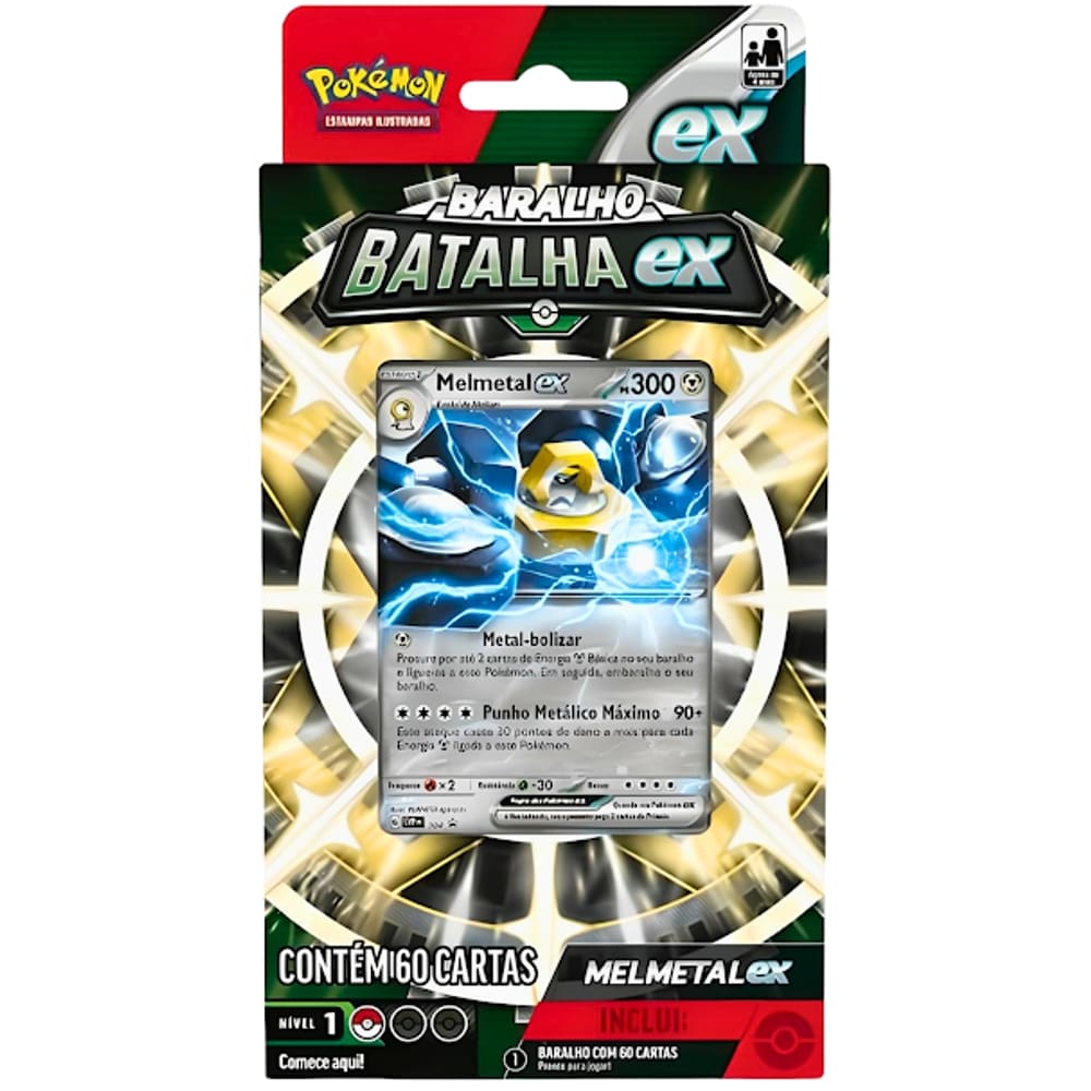 Pokémon Deck De Batalha EX Melmetal E Houndoom Copag