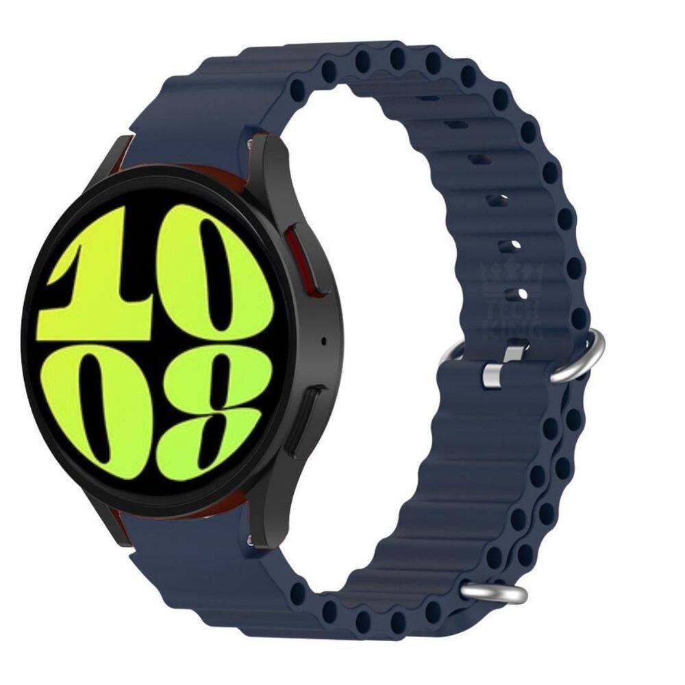 Pulseira Com Encaixe Curvo Ondulada Para Galaxy Watch6 44Mm