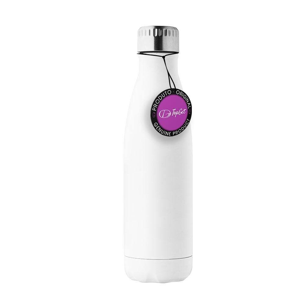 Garrafa Squeeze Térmica Aço Inox 540 Ml Beat Topget - Branco