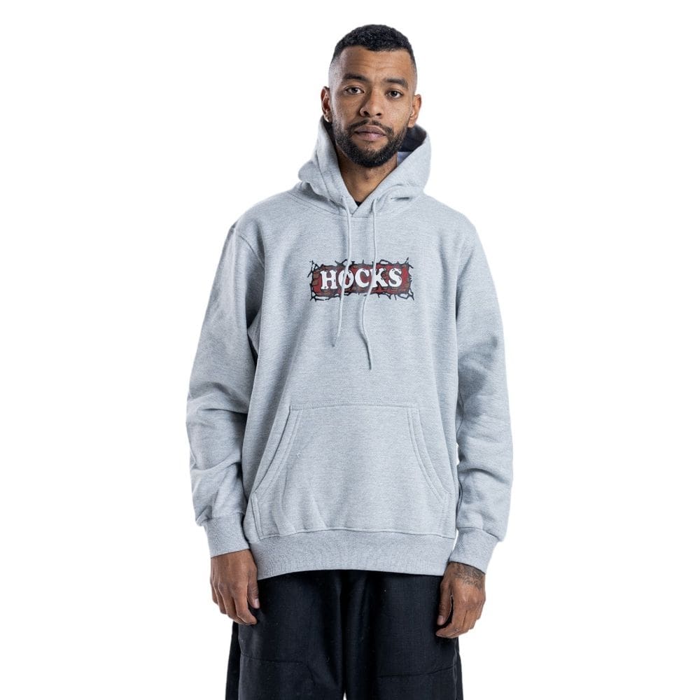 Moletom Canguru Fechado Brick Mescla Médio Hocks