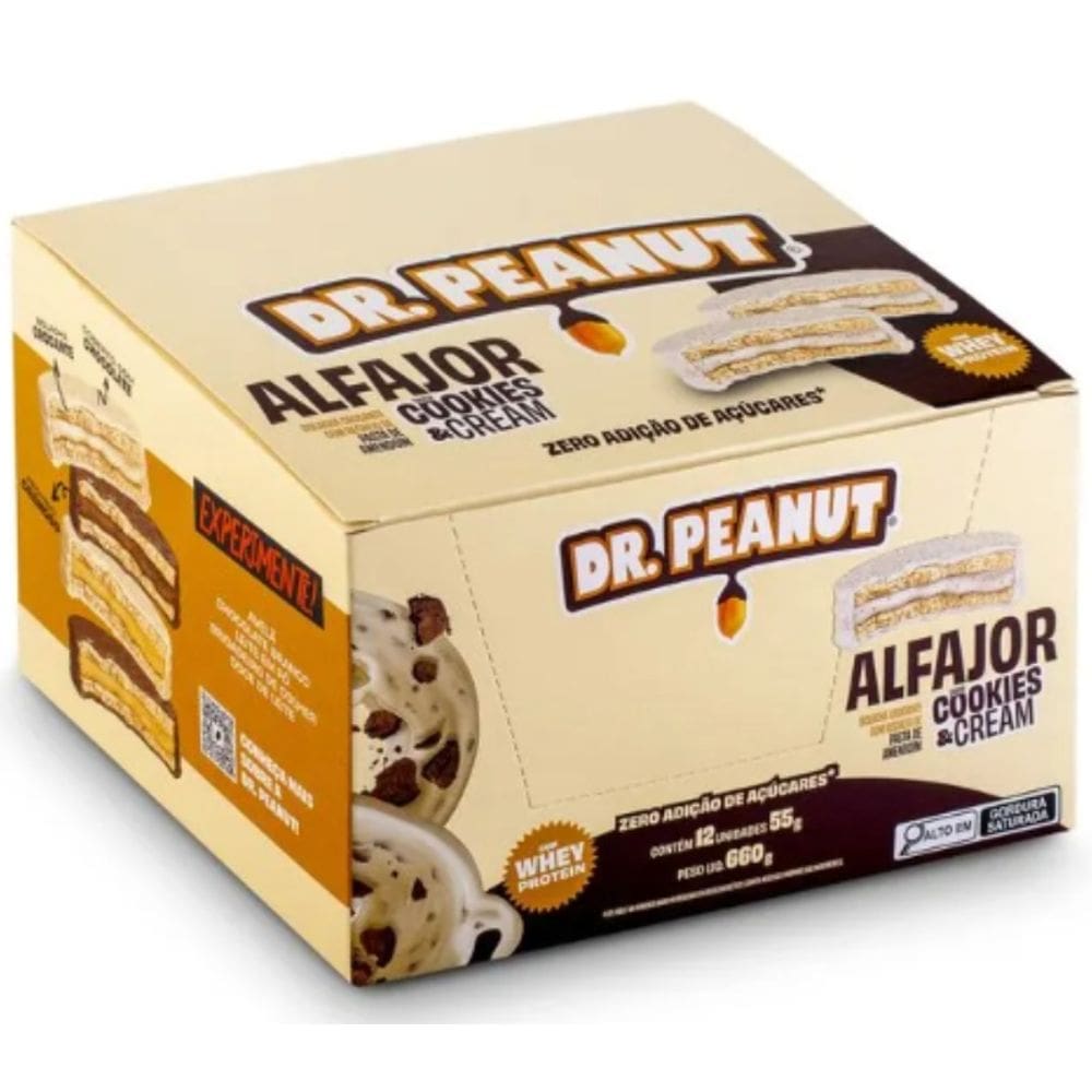 Display alfajor  (Caixa c/ 12un de 55g) - Dr. Peanut