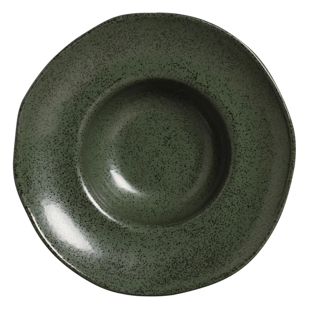 Conjunto 4 Pratos de Massa Entrada Orgânico Greenery 28cm Porto Brasil