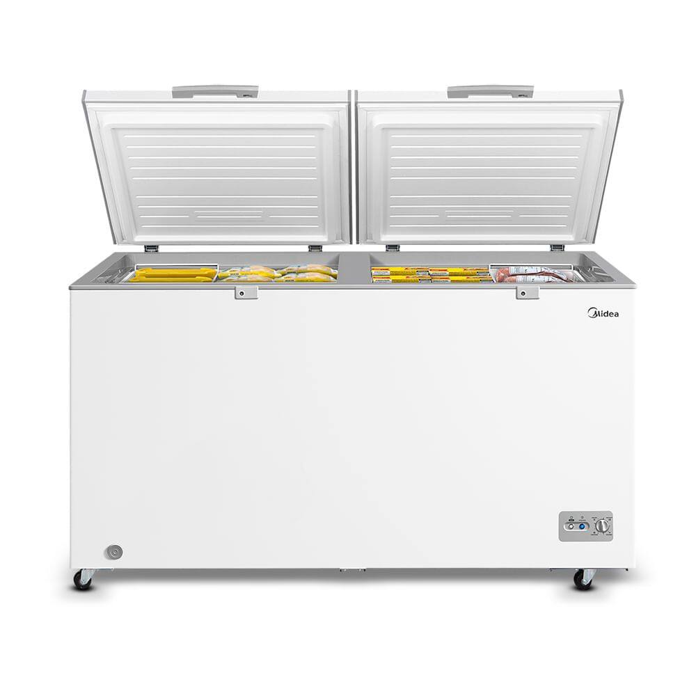 Freezer Horizontal 2 portas Branco 508L Midea | Extra