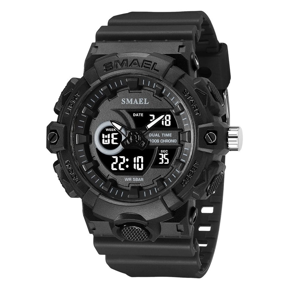 Relógio Masculino Smael AnaDigi 8081 Preto