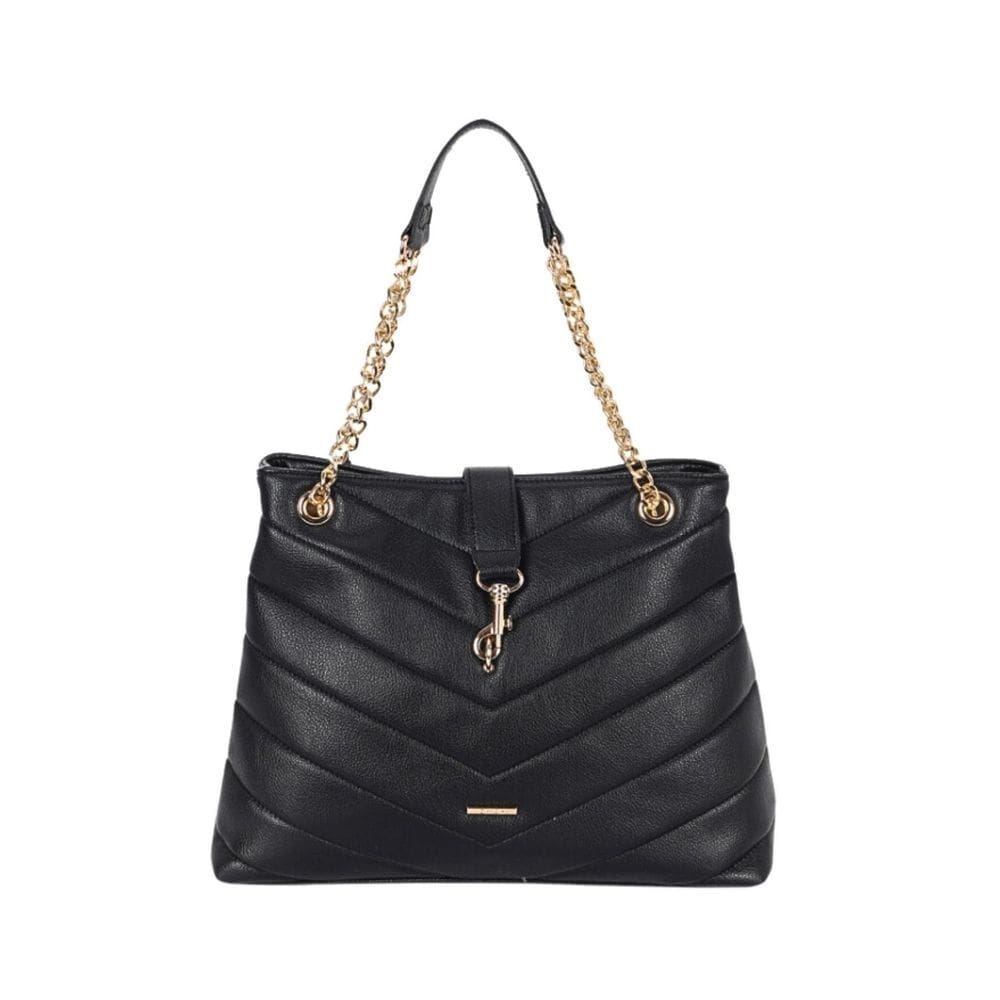 Bolsa Feminina De Ombro Corrente Gash Preta Bg72628