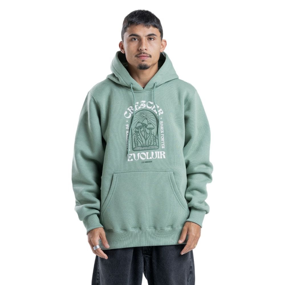 Moletom Canguru Fechado Cogu Verde Claro Hocks H24-510