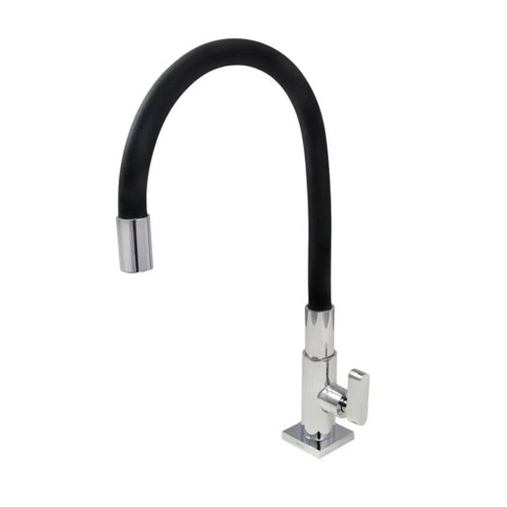Torneira Para Cozinha Mesa Bica Baixa Dom Color – Preto 1165 C33