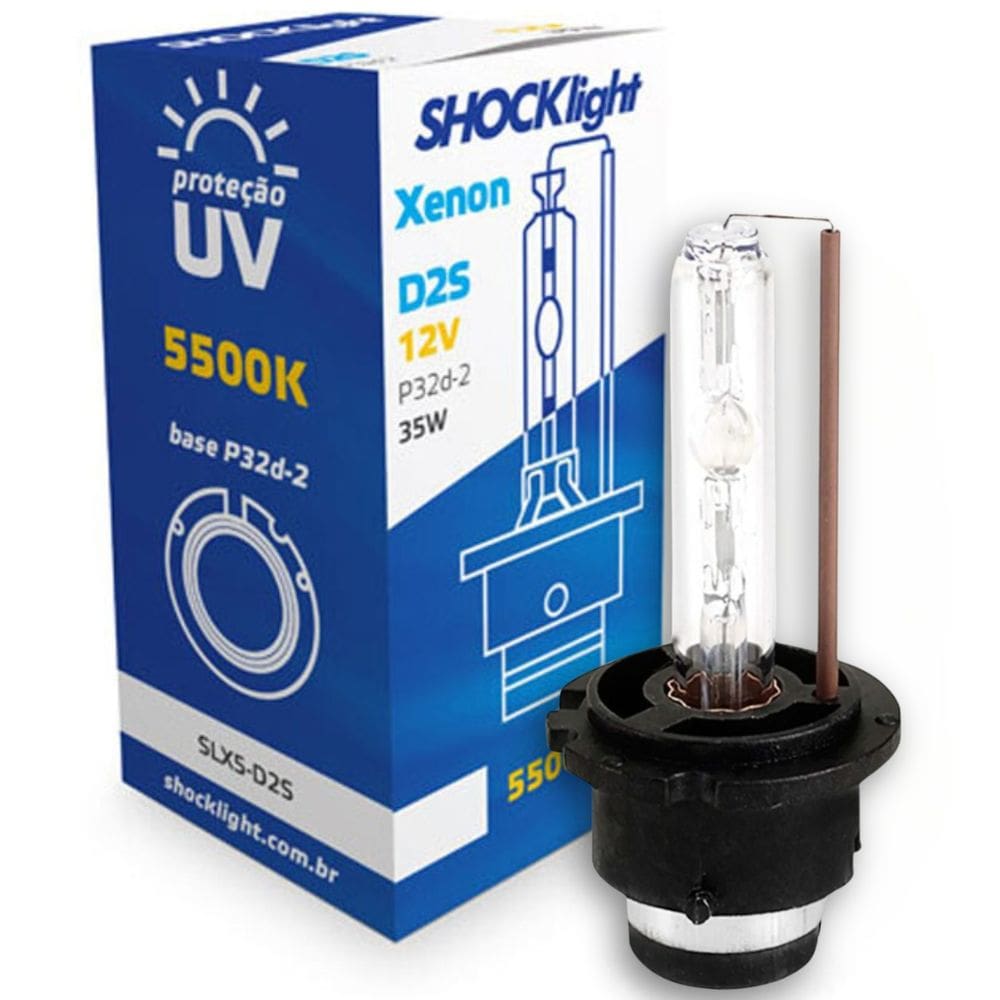 Lâmpada Xenon D2S 5500K 35W 12V - SLX5-D2S