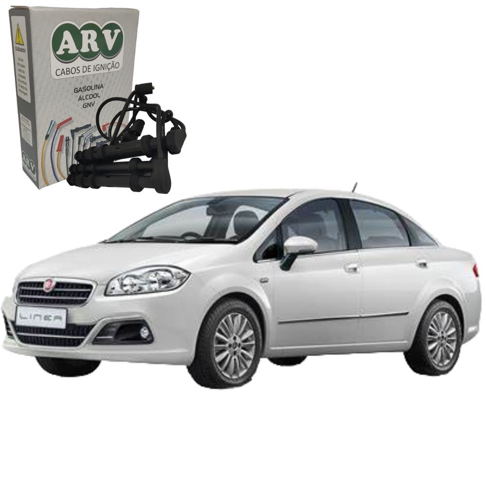 Jogo Cabo Vela ARV Fiat Línea 1.9 16v Flex 2008 À 2016