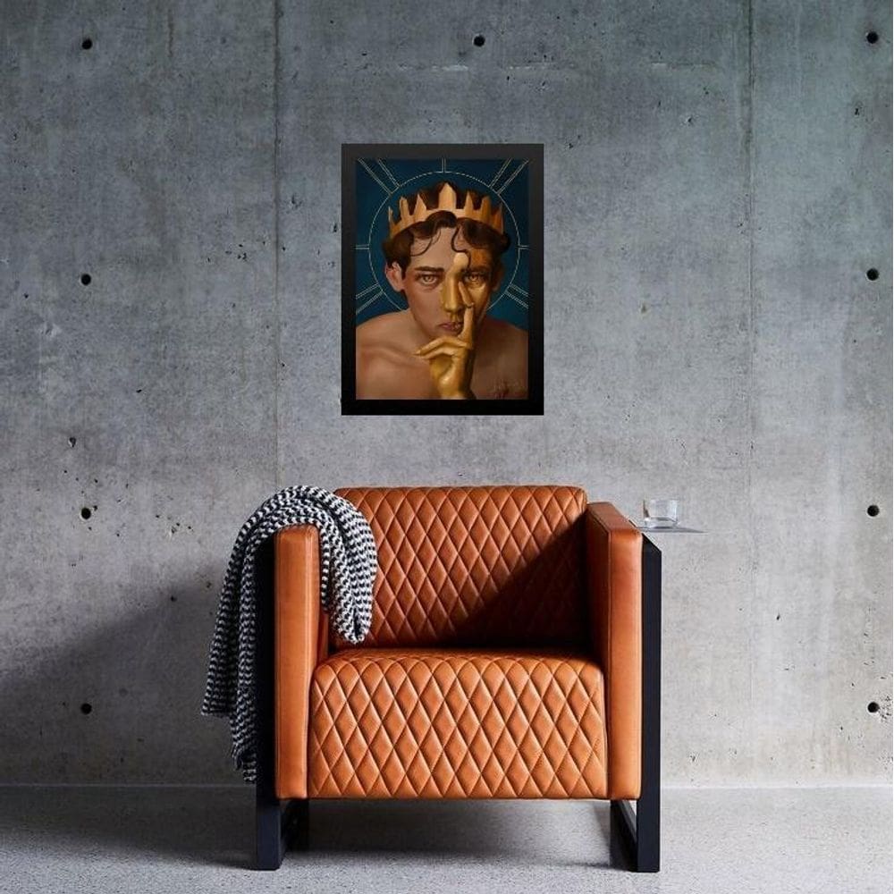 Quadro Decorativo Arquétipo Rei Midas 45X34Cm