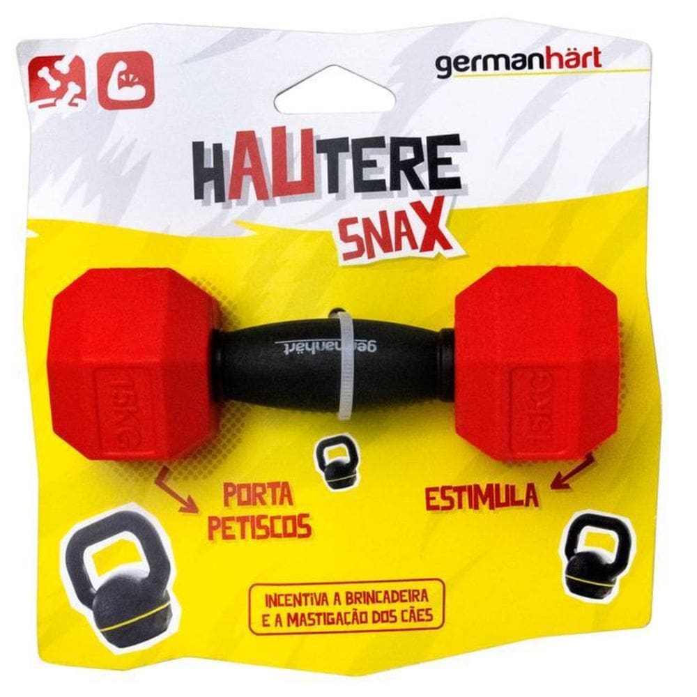 Brinquedo HAUtere Snax Germanhart Recheavel Dispense de Ração e Petiscos Para Cães