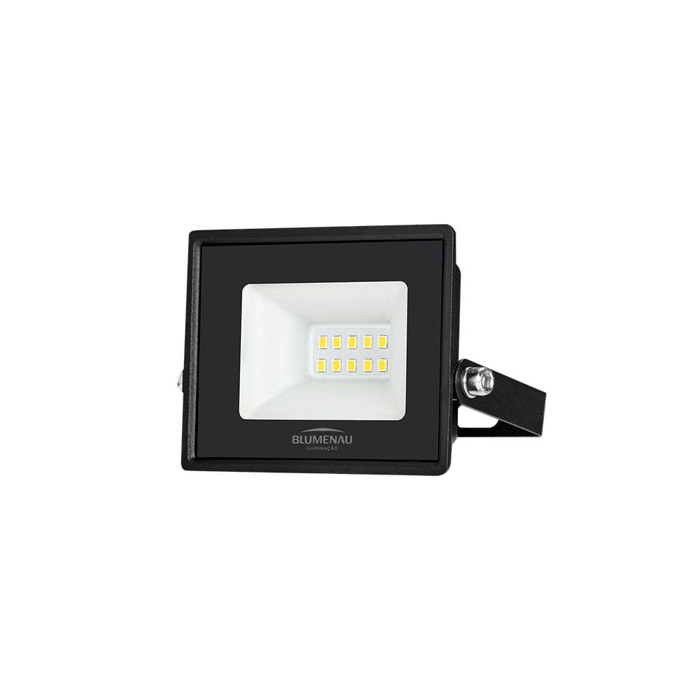 Refletor Blumenau Led Tech Pro 10W Preto Bivolt
