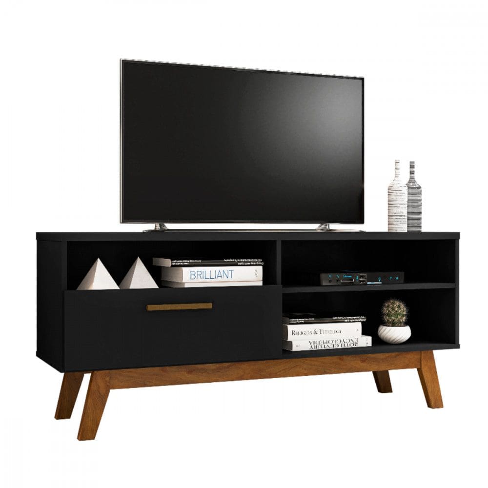 Rack Paladio para TV de até 55 Polegadas Preto Fosco Bechara