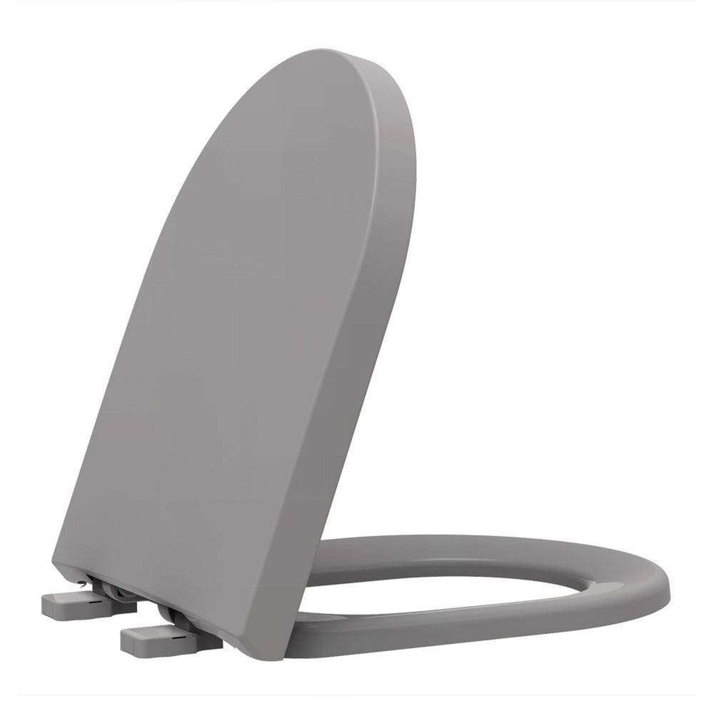 Assento Sanitário Resina termofixa Soft Close CARRARA/LINK/LK Cinza Antracite