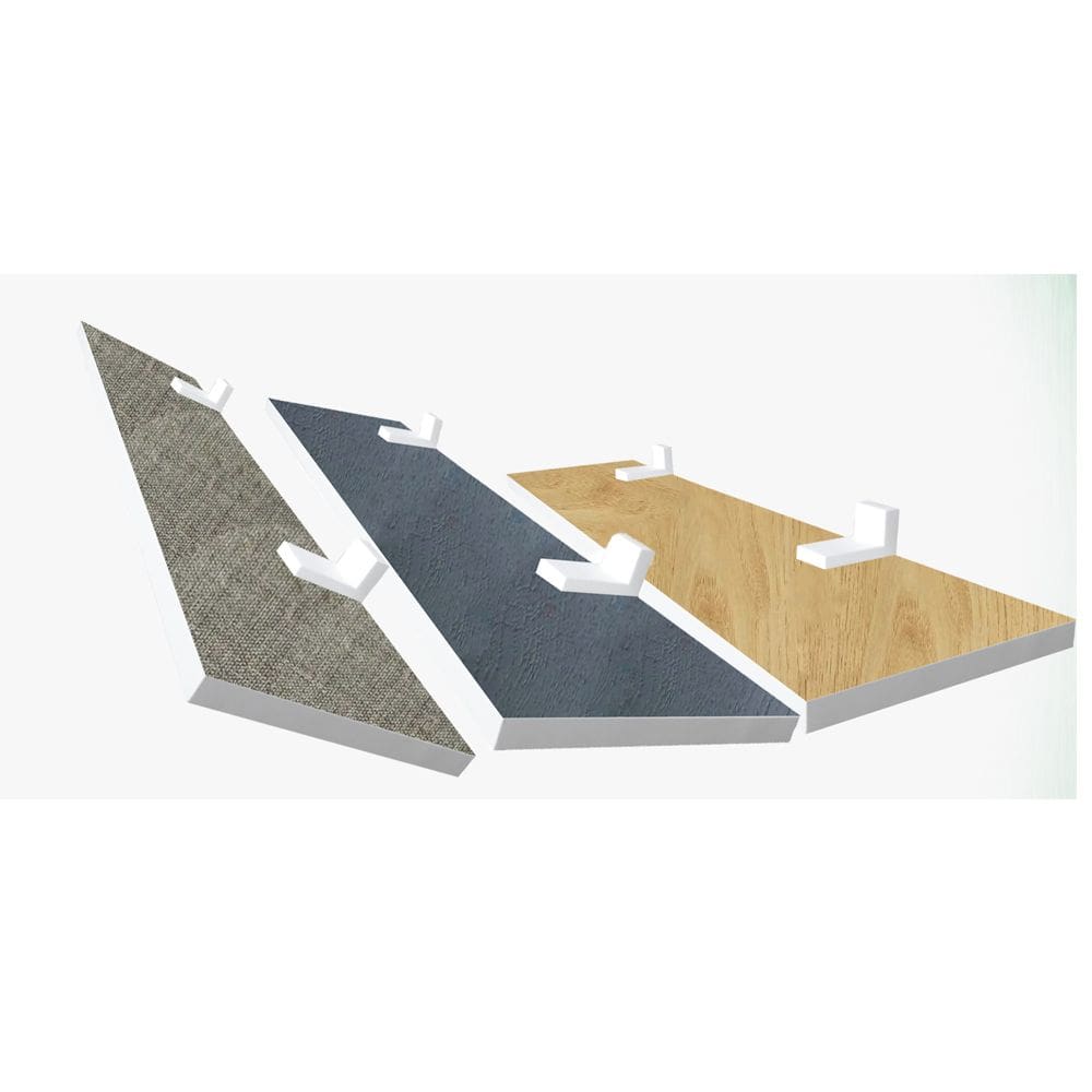 Prateleira Linha-Furta cor Em Mdf Com Borda Branco 35x20