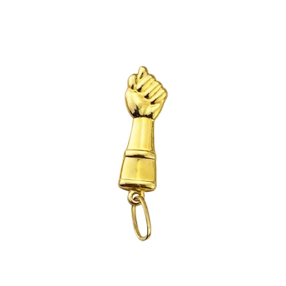 Pingente figa em ouro 18k - amuleto de sorte e proteção