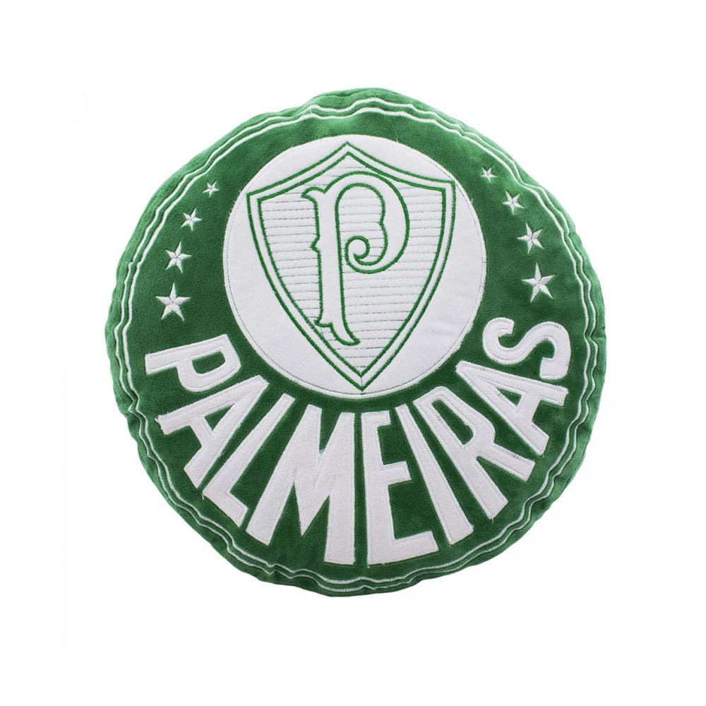 Almofada Brasão  Fibra  - Palmeiras