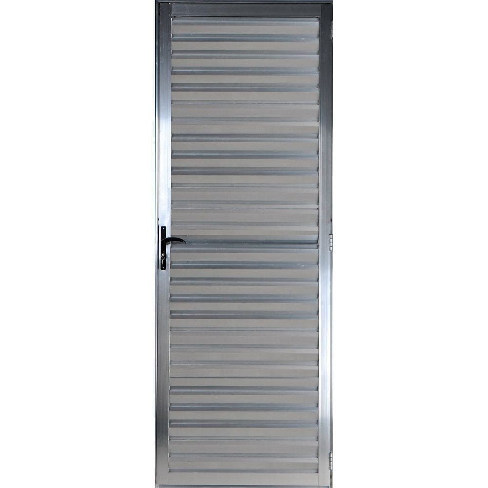 Porta palheta 2,10x60 lado ESQUERDO no alumínio brilhante