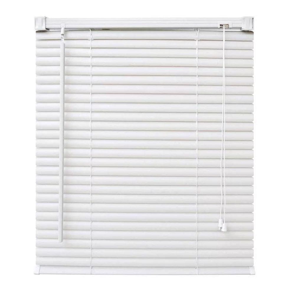 Persiana horizontal pvc branca 140 l x 160 a cortina