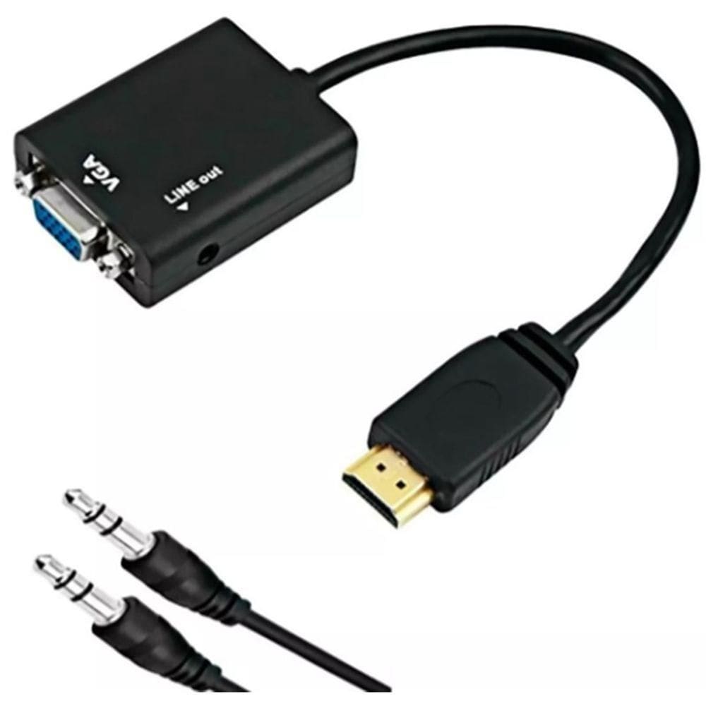 Cabo Conversor Saída De áudio P2 Stereo
