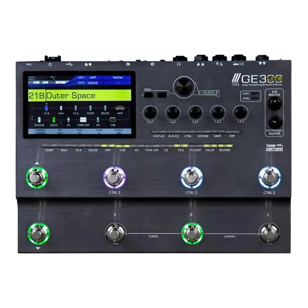 Pedaleira Multi Efeitos Para Guitarra Mooer Ge300 Lite