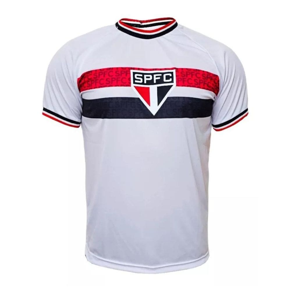 Camisa São Paulo Branca Masculina Licenciada