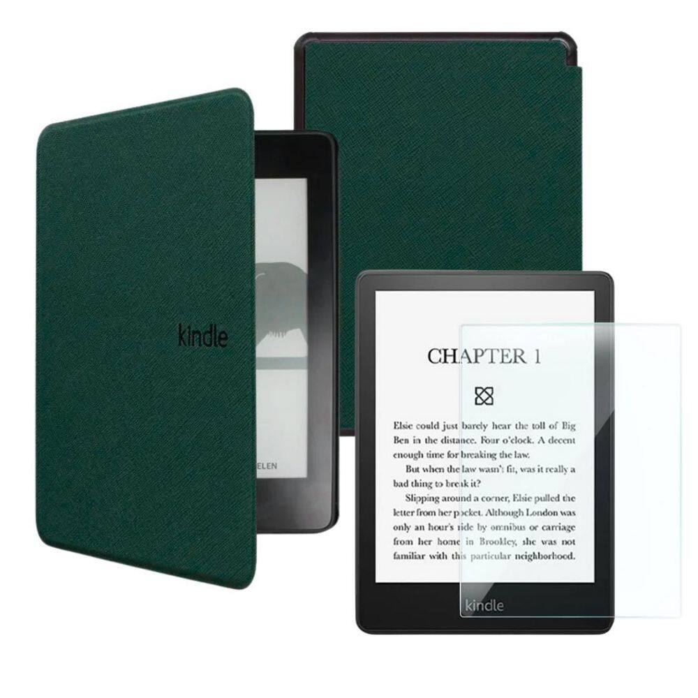 Capa Para Kindle 11 Geração Interior De Camurça + Película
