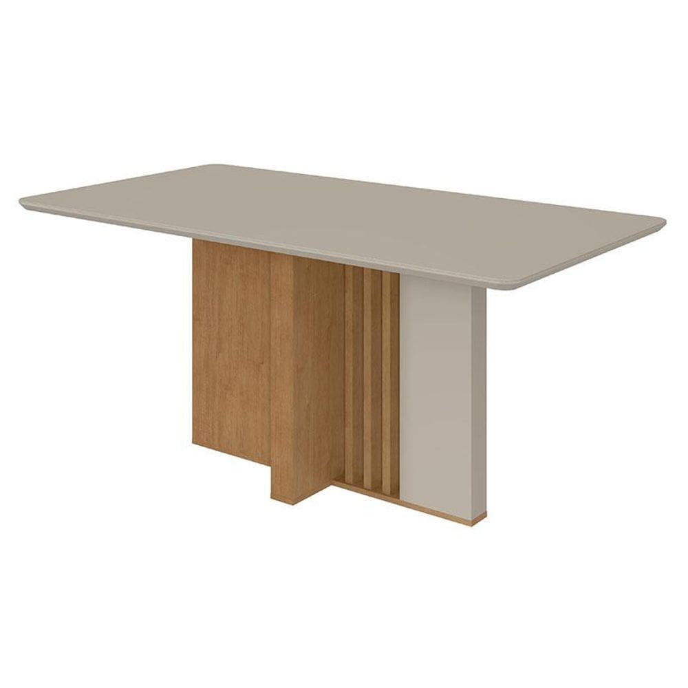 Mesa de Jantar Astrid 170 cm Amêndoa Clean Off White – Lopas