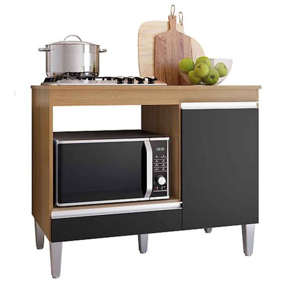Balcão Para Cooktop Cátia 1 Porta com Tampo