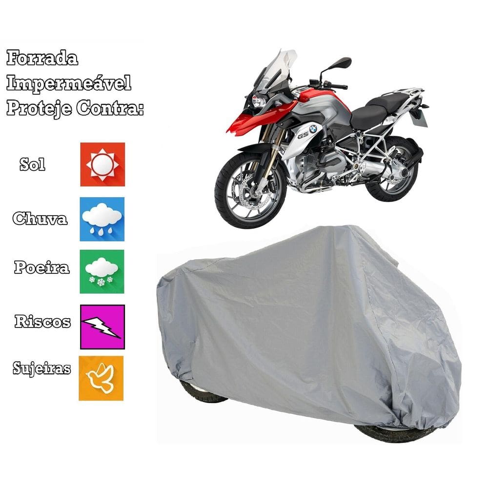 Capa cobrir moto bmw f700gs 100 % impermeável e 100% forrada