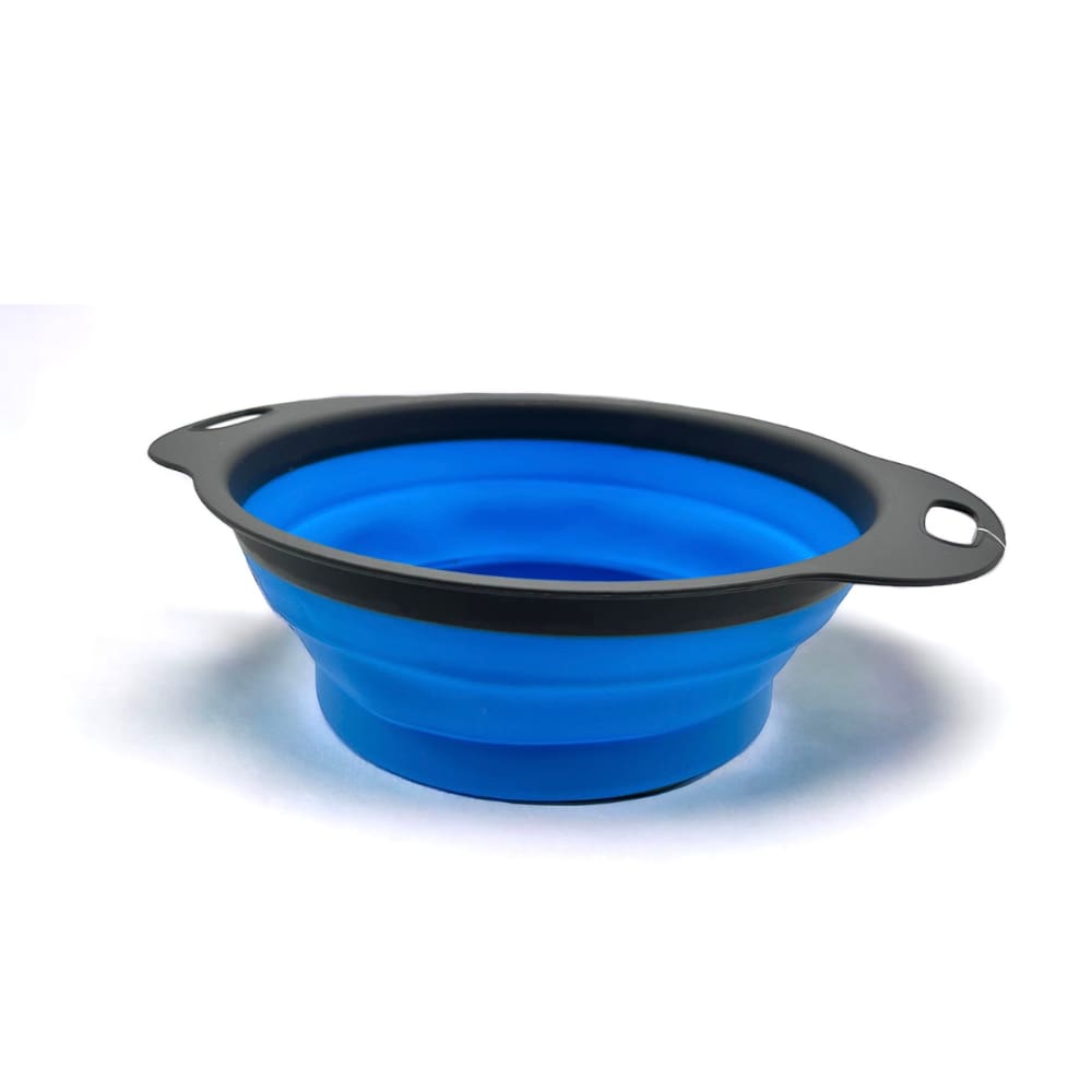 Escorredor Multiuso Alimentos Dobrável Azul - Kit 11 Unidades