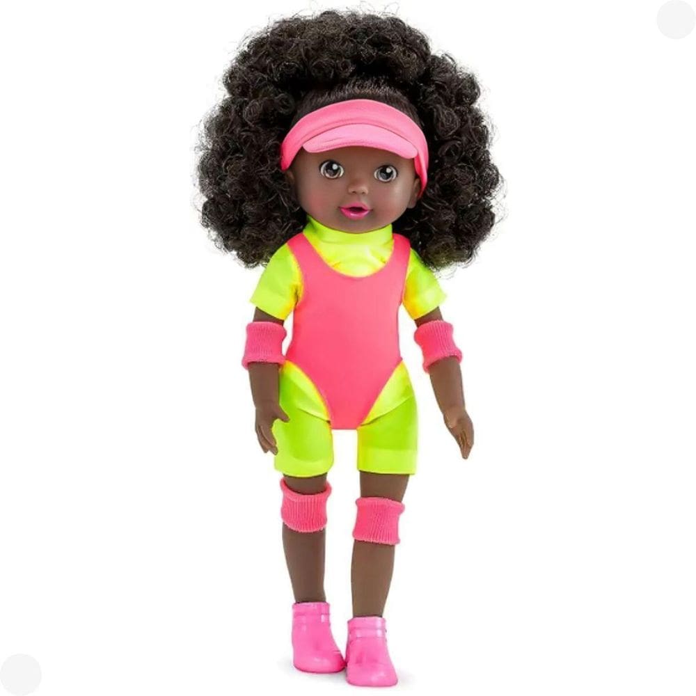 Boneca Lari And Me Colletion Mundo Rosa Negra 5819 - Roma
