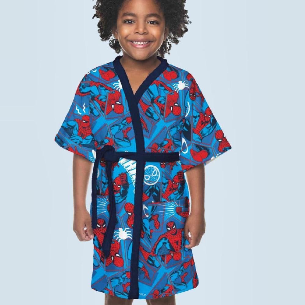 Roupão Infantil Spider-man Aveludado M