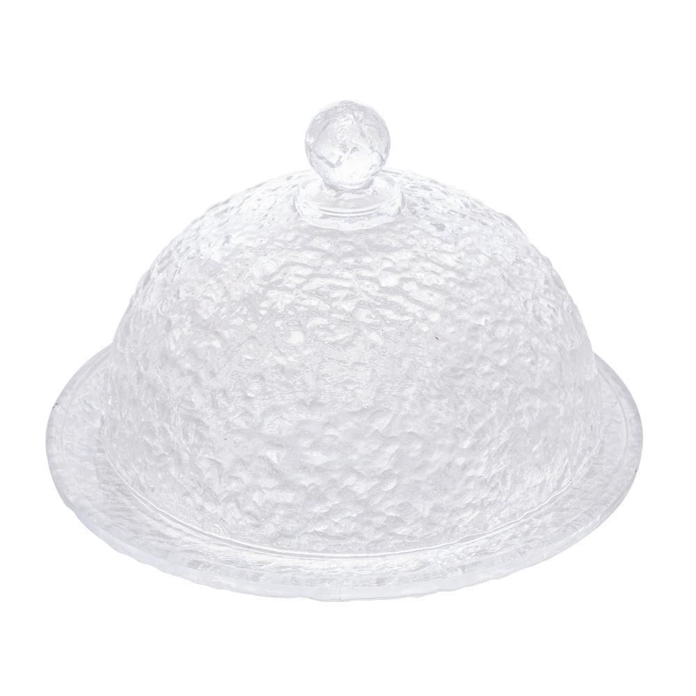 Queijeira Lyor Petra De Cristal Martelado 19,5Cm X 13Cm