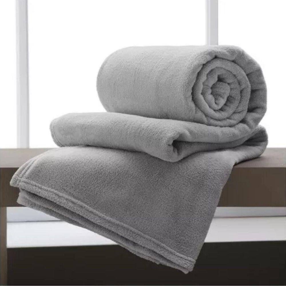Cobertor Casal Microfibra Flannel Quente Inverno