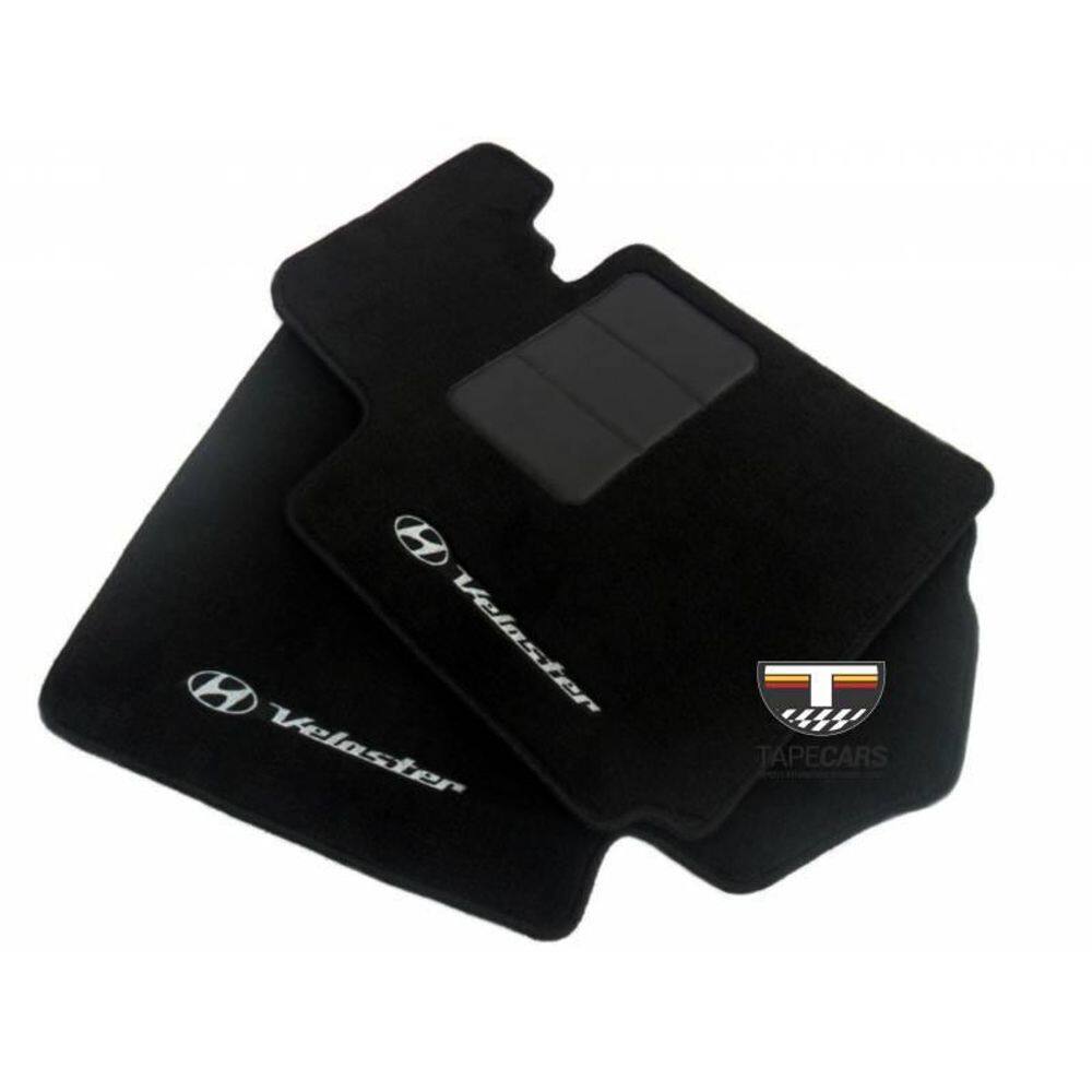 Tapete automotivo hyundai veloster em carpet linha luxo
