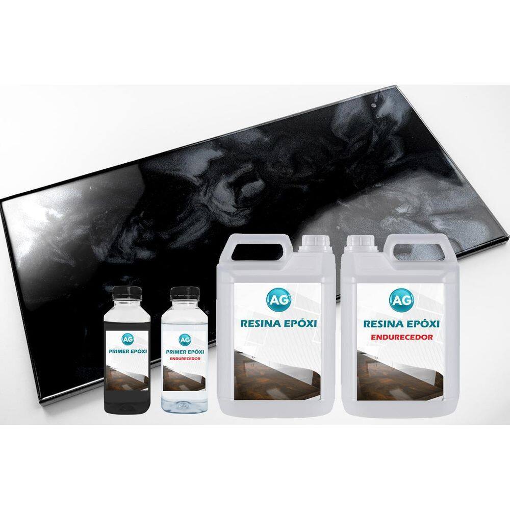 Kit bancada metálico por m - primer e resina epóxi ag