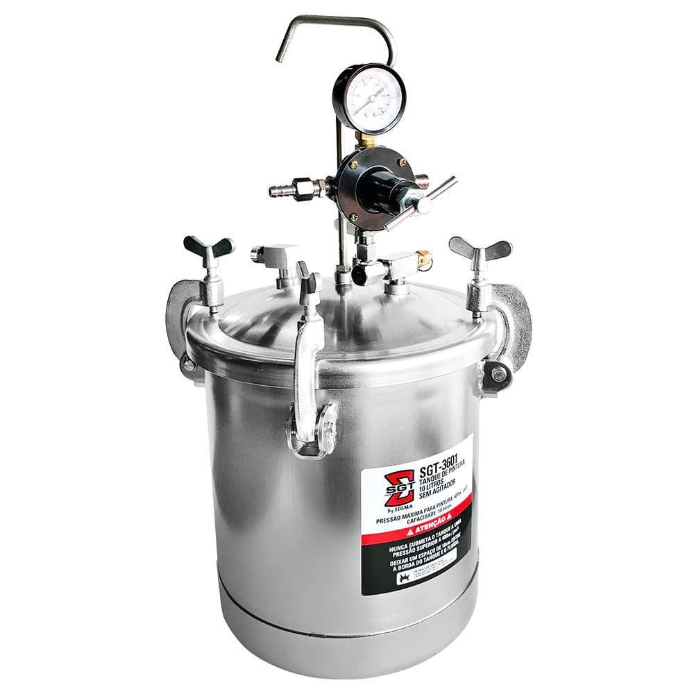 Tanque de pressão 10 litros para pintura sgt-3601