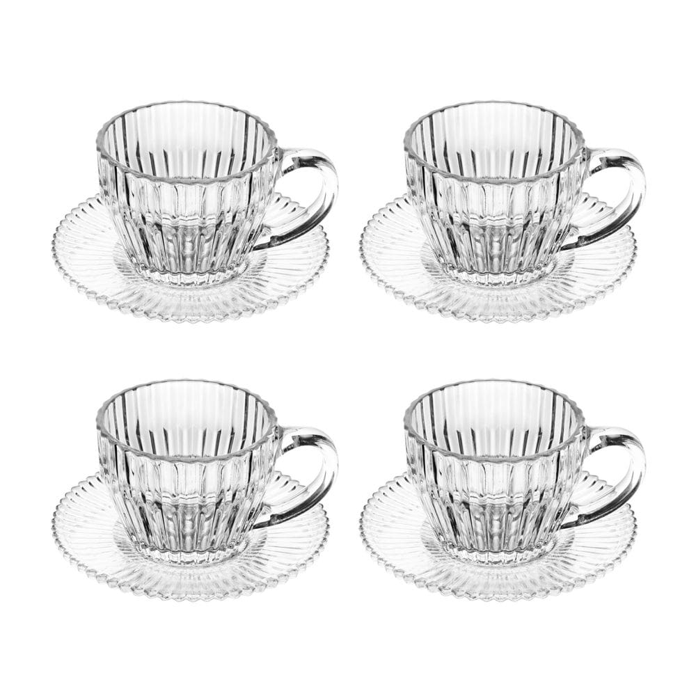 Conjunto de 4 Xícaras de Café de Cristal Imperatriz 110ml - Wolff