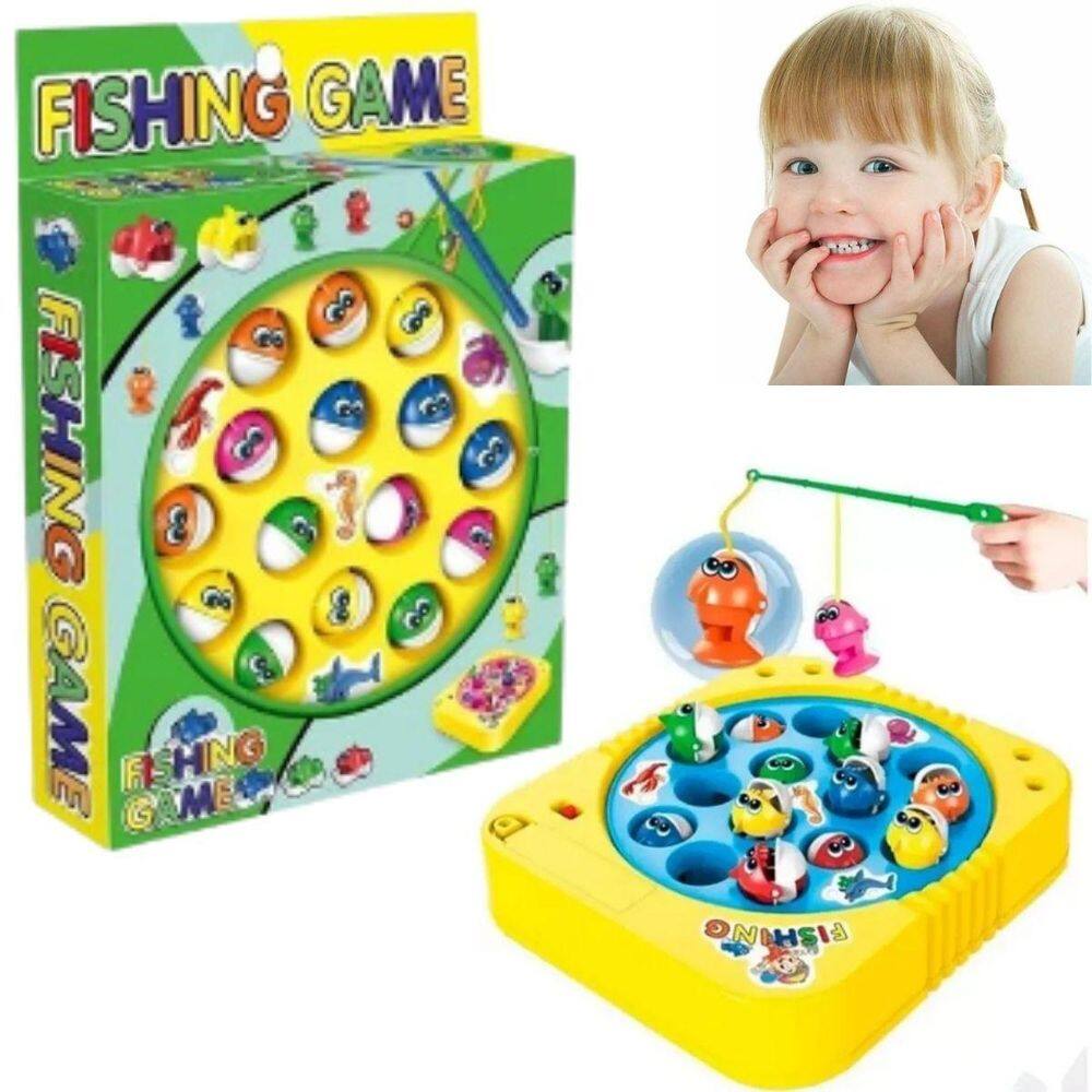 Brinquedo jogo pega peixe pesca maluca pescaria infantil