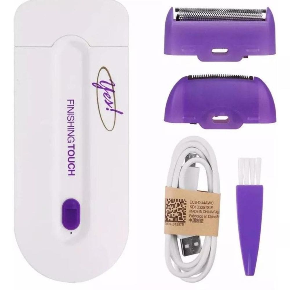 Mini depilador removedor eletrico pelos portatil corpo face