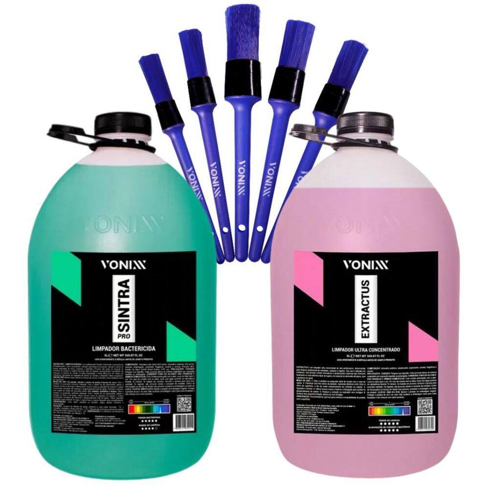 Kit extractus 5l + sintra pro 5l + kit pincel externo vonixx