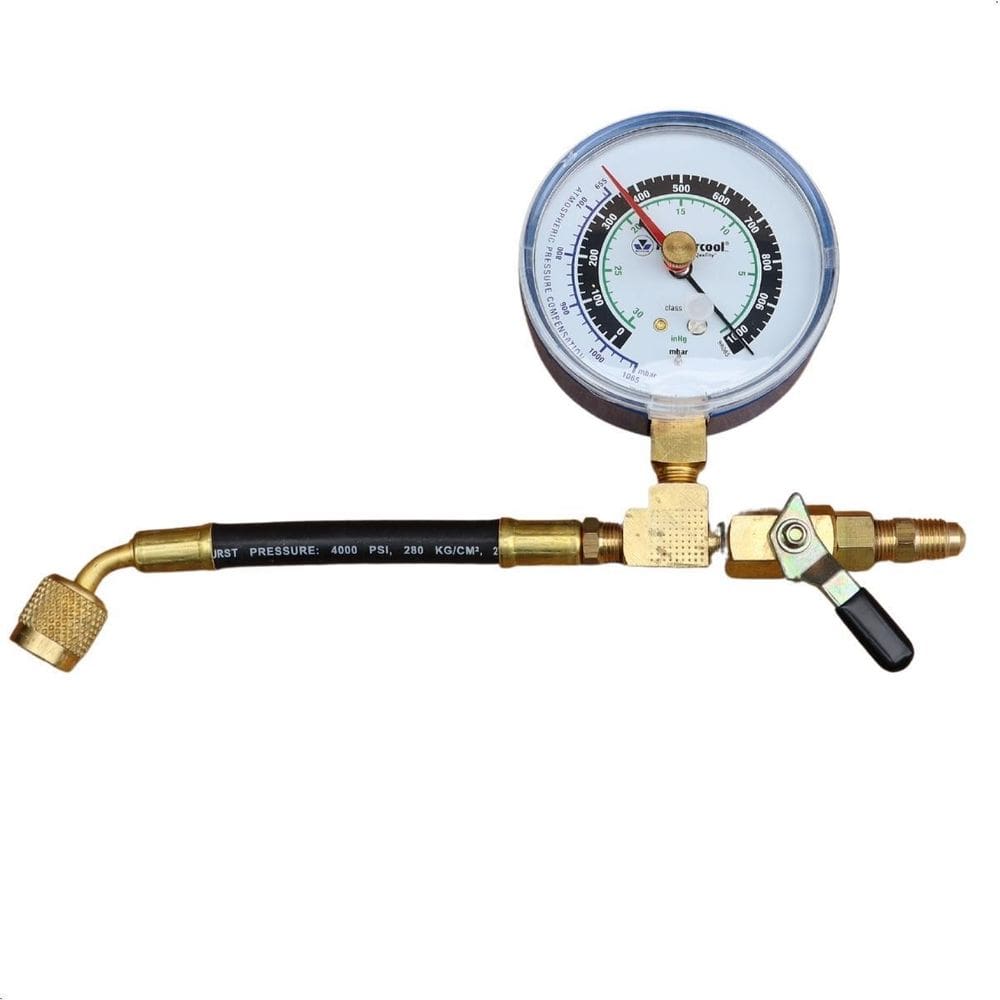 Manômetro Analógico Mastercool 98067 - Inhg/Mbar 30-0/0-1000