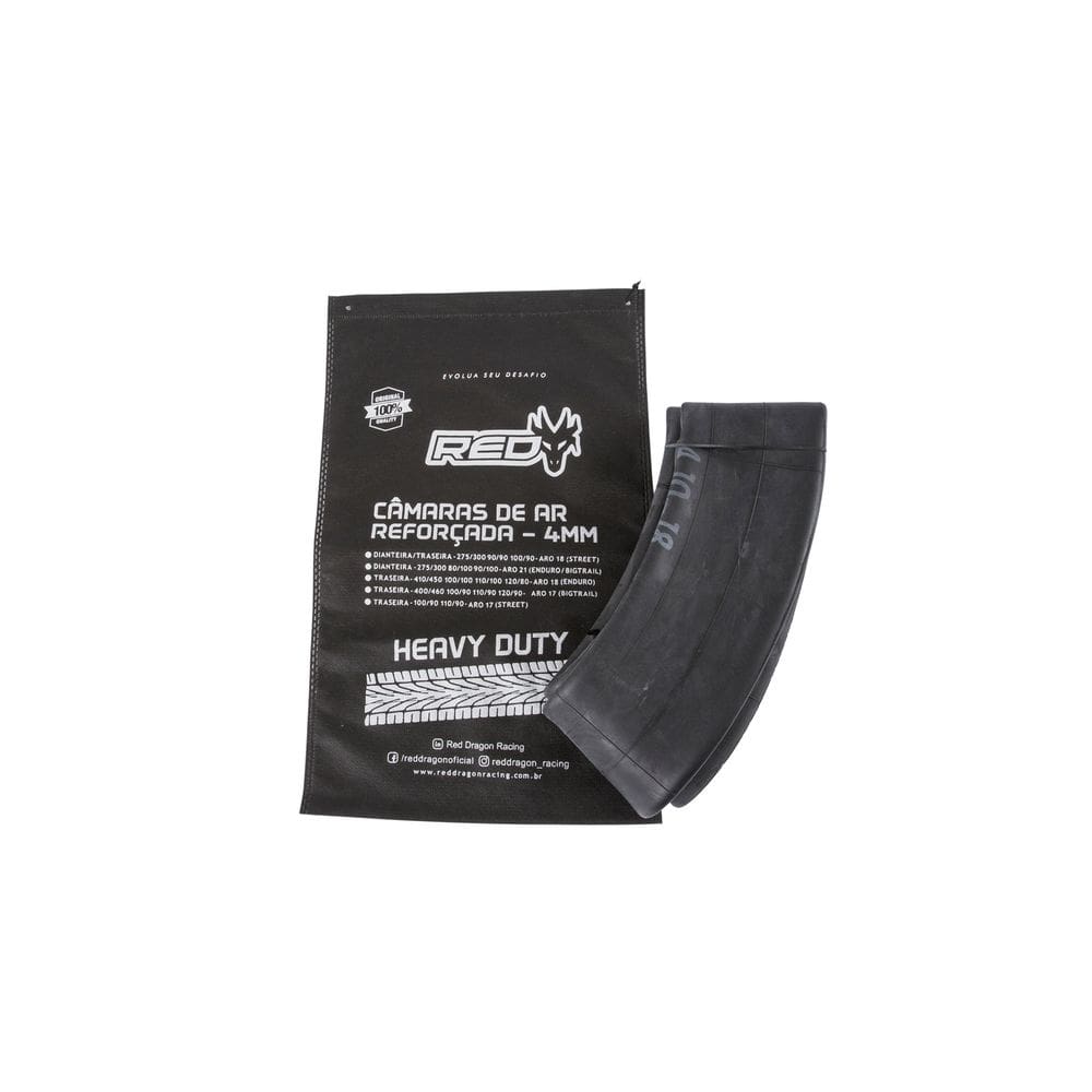 Câmara ar reforçada traseira 4mm aro 17 trail 110/90 120/90